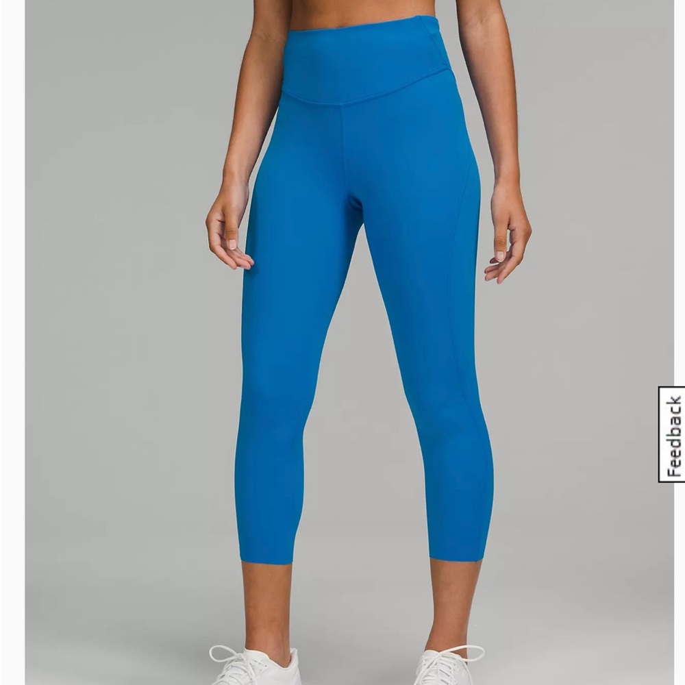 Lululemon Base Pace HR Crop 23" in Poolside Sz 6